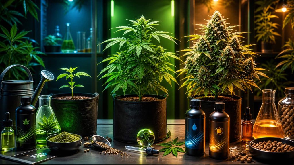 nutrición cannabis NPK fases