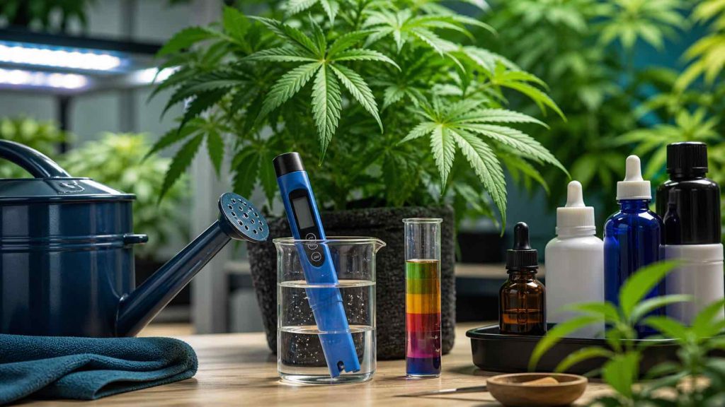 pH cultivo cannabis