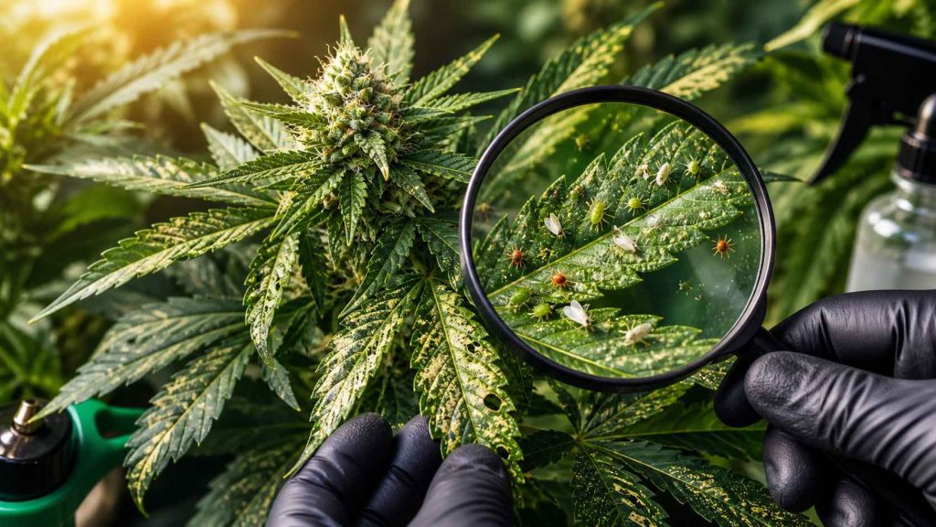 plagas cannabis identificación tratamiento