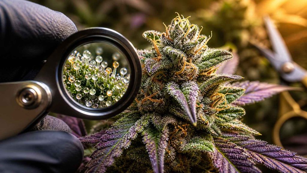 cómo leer tricomas cannabis